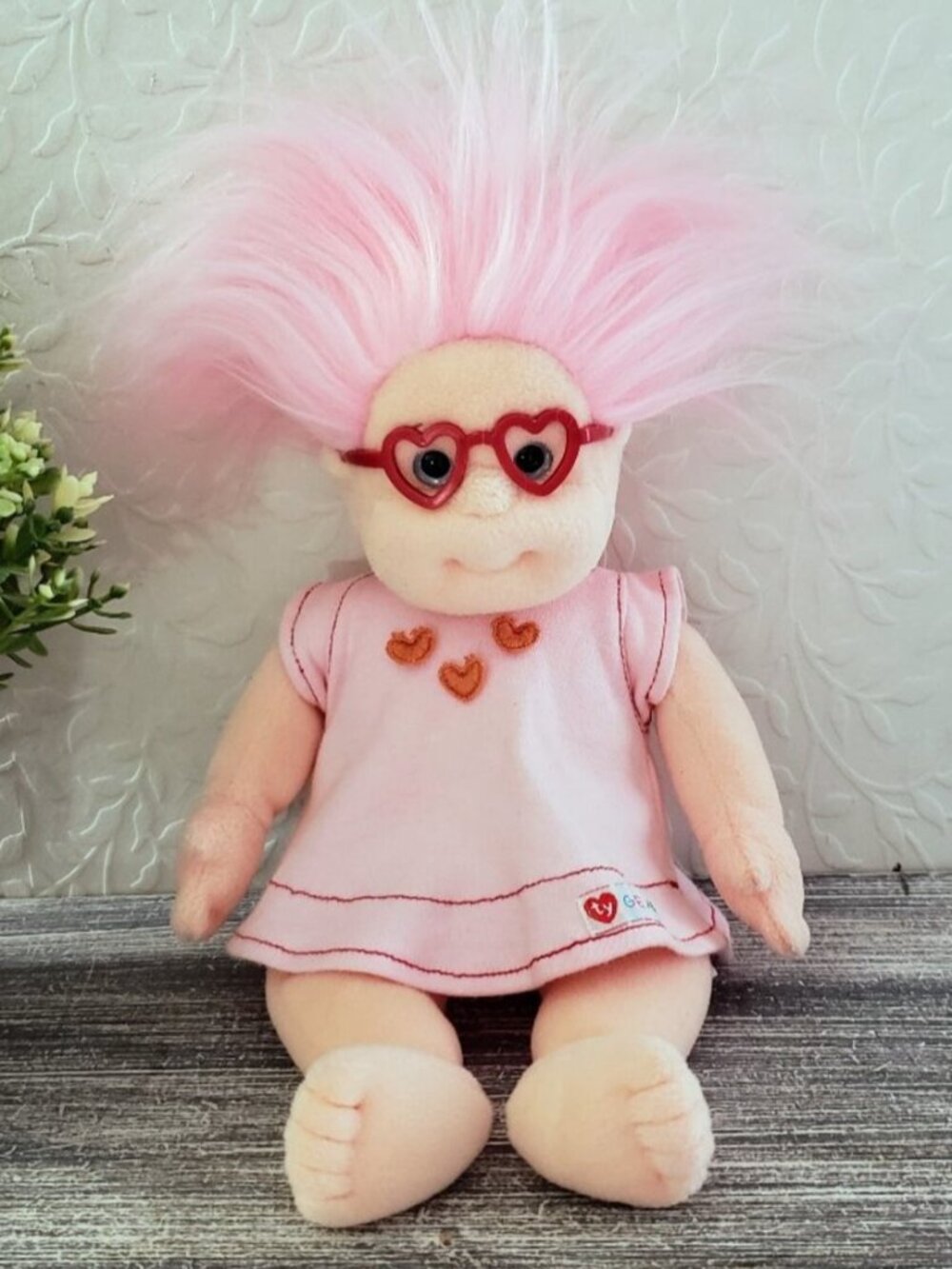 TY BEANIE KID "LUVIE" Plush Doll - Vintage 2000